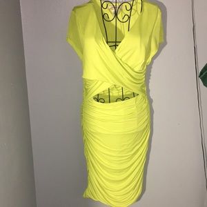 Crisscross bodycon dress